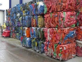 A large range of materials are sorted at Powerday's Willesden facility including rigid plastics