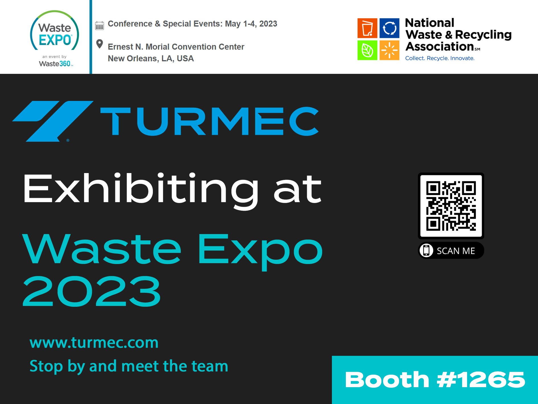 We are Exhibiting at Waste Expo 2023 New Orleans
